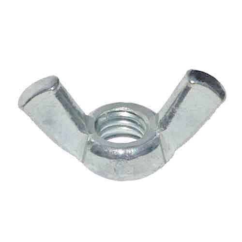 WN716 7/16"-14 Wing Nut, Cold Forged, Coarse, Low Carbon, Zinc